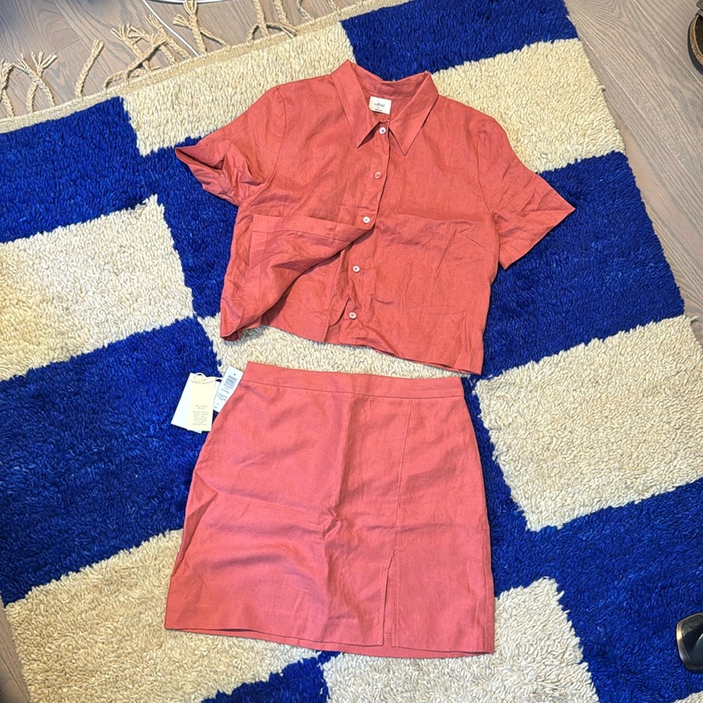 BNWOT Wilfred Linen button up